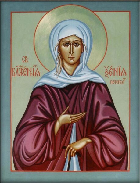 Блаженная Ксения Петербургская, Христа ради юродивая
