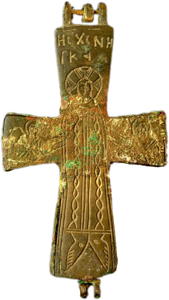 Крест-реликварий. Византия. Константинополь; XI в.