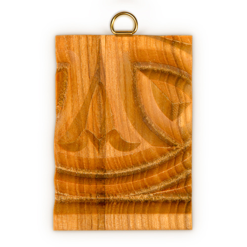Икона Божией Матери "Владимирская" на деревянной основе светлая, на холсте с золочением фото 2