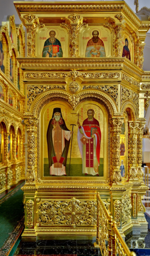 Иконостас резной с позолотой и цветной эмалью, г. Саранск фото 5
