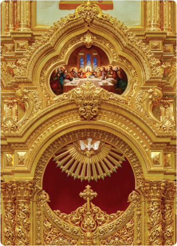 Иконостас деревянный резной с полным золочением, г. Ставрополь фото 2