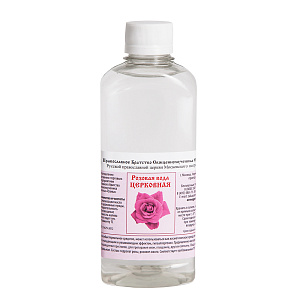 Розовая вода с крышкой, 330 мл (пластиковая бутылка)
