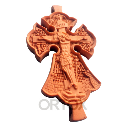 Крест параманный деревянный, груша, 5х8,5 см фото 3