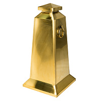 Столбик ограждения металлический, 32х67 см, цвет "под золото", У-1224