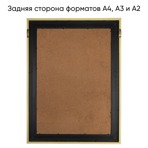 Икона Матроны Московской, в широком багете, цвет "темный дуб", на холсте, с золочением фото 5