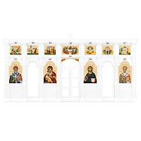 Набор икон для двухъярусного "Владимирского" иконостаса №2