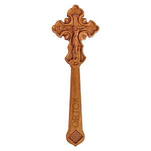 Крест постригальный деревянный, 5х16 см (резной)