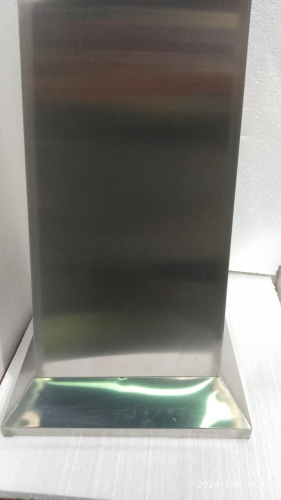 Столбик ограждения металлический, 32х67 см, цвет "под серебро", У-1079 фото 12