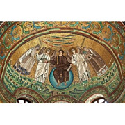 Многоцветный ковер мозаик Равенны
