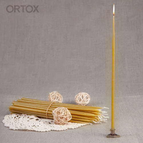 Свечи восковые для домашней молитвы с прополисом, 40 шт. фото 6
