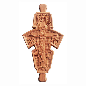 Крест параманный деревянный, 5х10 см (светлый)