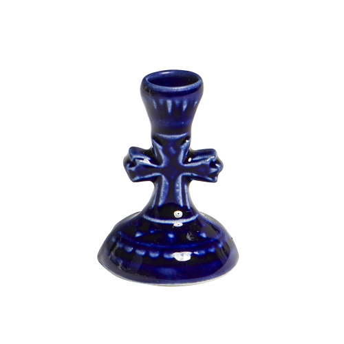 Подсвечник настольный керамический "Крест малый", 3х5 см фото 2