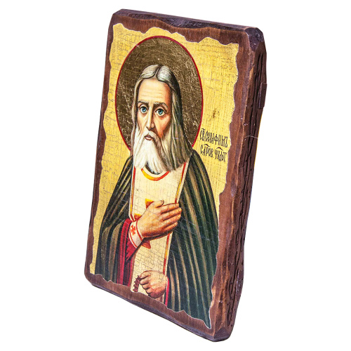 Икона преподобного Серафима Саровского (под старину) фото 2