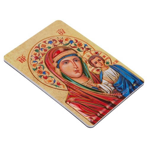 Магнит с иконой Божией Матери "Казанская", 7х10 см фото 2