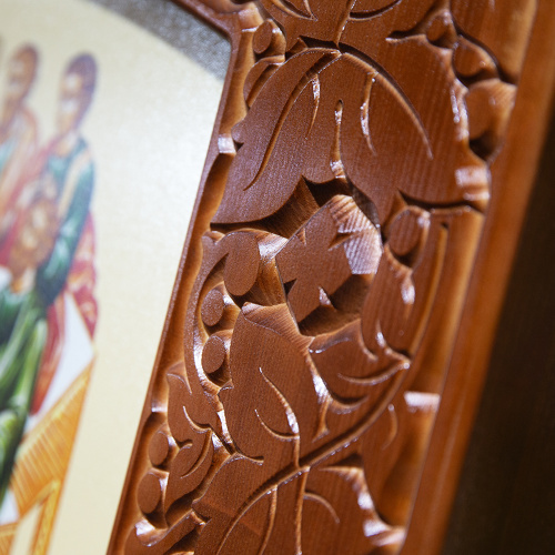 Иконостас "Суздальский" одноярусный, цвет "кипарис", 608х378х25,4 см фото 14