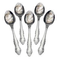 Ложка сувенирная с женским именем в ассортименте, нержавеющая сталь, длина 14,5 см