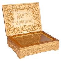 Ковчег для мощей "Суздальский", цвет "золото", 40х30х13 см