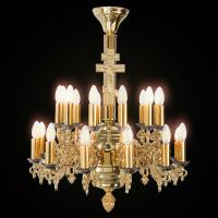 Паникадило "Фаворское" на 24 свечи, малое, диаметр 64 см, высота 85 см
