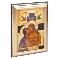 Икона Спасителя &quot;Не рыдай Мене, Мати&quot; в пластиковой рамке,13х1,5х18 см