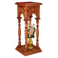 Подставка церковная "Тверская", цвет "кипарис", 40х40х100 см