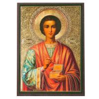 Икона великомученика и целителя Пантелеимона, МДФ