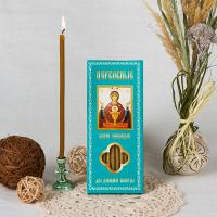 Свечи воскосодержащие для домашней молитвы "Пресвятая Богородица "Неупиваемая Чаша" (12 шт., №80)