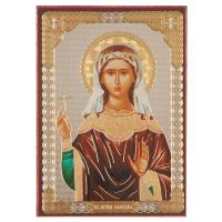 Икона мученицы Клавдии Амисийской, МДФ, 6х9 см