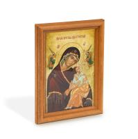 Икона Божией Матери &quot;Страстная&quot; в деревянной рамке, 12х1,5х17 см