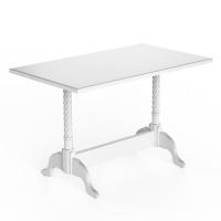 Стол &quot;Курский&quot; белый, высота 76 см