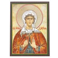 Икона мученицы Дарии Римской, МДФ, 6х9 см