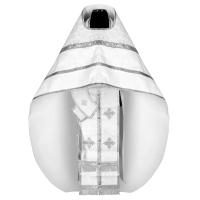 Иерейское облачение, шелк "Горненский", белое с серебром