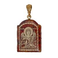 Образок нательный с ликом Ангела-Хранителя, арочной формы, 2,2х3,2 см