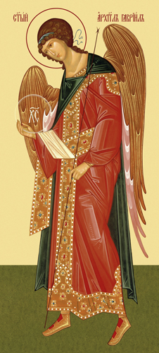 Купить гавриил (из деисусного ряда), архангел, каноническое письмо, сп-0453