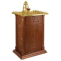 Панихидный стол на 70 свечей &quot;Суздальский&quot;, цвет &quot;кипарис&quot;, тумба, 70х46х100 см