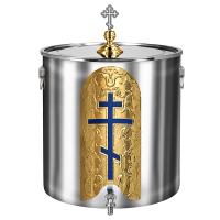 Водосвятный бак на 170 л, высота 81 см