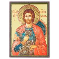 Икона мученика Иоанна Воина, МДФ, 6х9 см