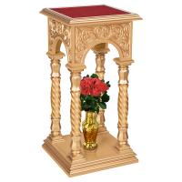 Подставка церковная "Тверская", цвет "золото", 50х50х100 см