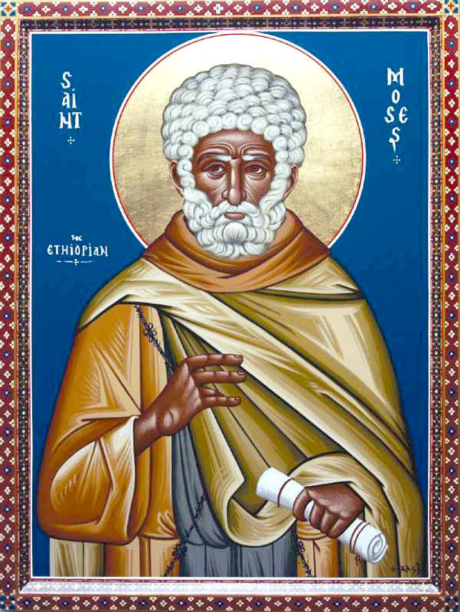 Преподобный Моисей Мурин, Эфиопский, иеромонах