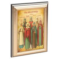 Икона &quot;Святые Жены Мироносицы&quot; в пластиковой рамке,13х1,5х18 см