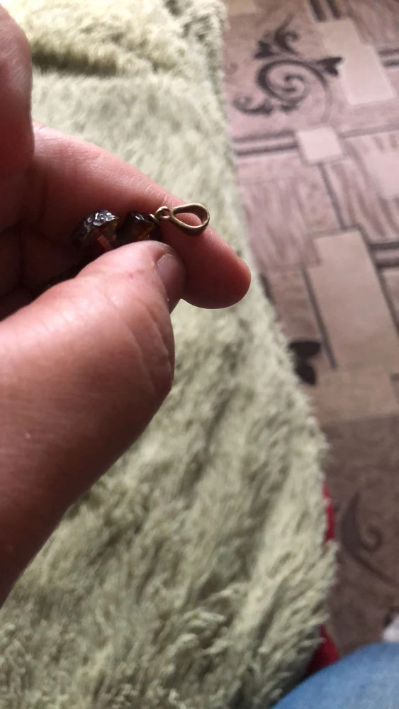 Крестик нательный, цвет Распятия "под золото", 2х3 см