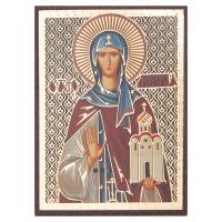 Икона преподобной Ангелины Сербской, МДФ Икона преподобной Ангелины Сербской, МДФ