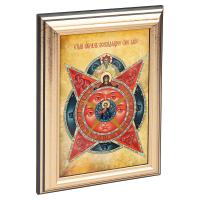 Икона &quot;Всевидящее око Божие&quot; в пластиковой рамке,13х1,5х18 см