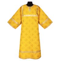 Стихарь алтарника, парча "Афон", желтый с золотом