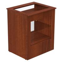 Свечная лавка "Самарская". Секция №1, со стеклом, цвет "ноче экко"