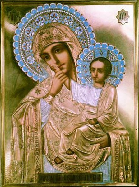 Икона Богородицы «Отрада» («Утешение») Ватопедская