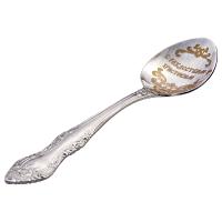 Ложка сувенирная с гравировкой "C Рождеством Христовым!", нержавеющая сталь, длина 14,5 см