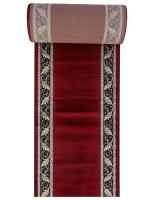 Ковровая дорожка красная, полипропилен, 1,3х0,8 м, У 49-0028