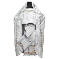 Иерейское облачение вышитое белое, парча