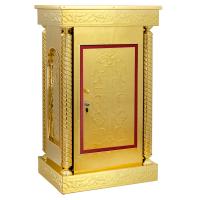 Жертвенник малый, с дверкой, чеканка, 62х42х100 см