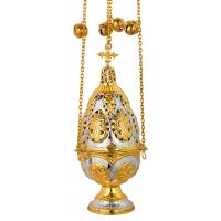 Кадило № 35, латунь, 13,6х30 см, №1, У 13-0201